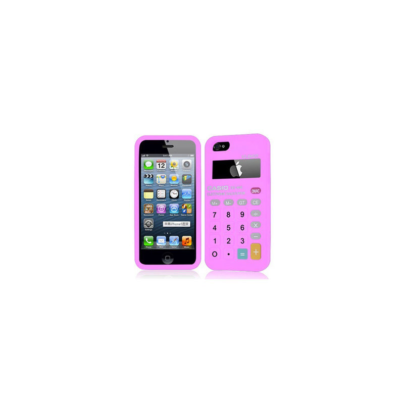 Kabiloo HCALCUL-IP5-ROSE Handy Case Cover Pink - Tasche für Apple iPhone 5 pink
