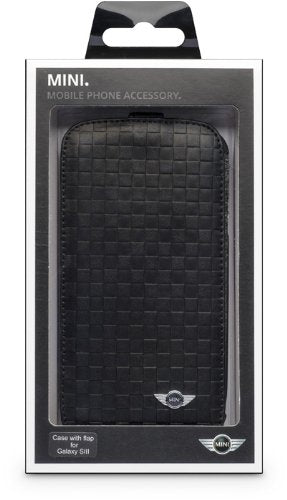 MINI - Galaxy S3 Leather FLIP Case Black