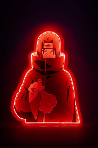 TEKNOFUN Itachi Neon Neon Style Naruto Shippuden, Black, Red