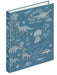 VELOFLEX 4144988 - Zeugnismappe Dino, DIN A4, Ringbuch für Zeugnisse, 4-Ring-Mechanik, Füllhöhe 15 mm Zeugnisringbuch