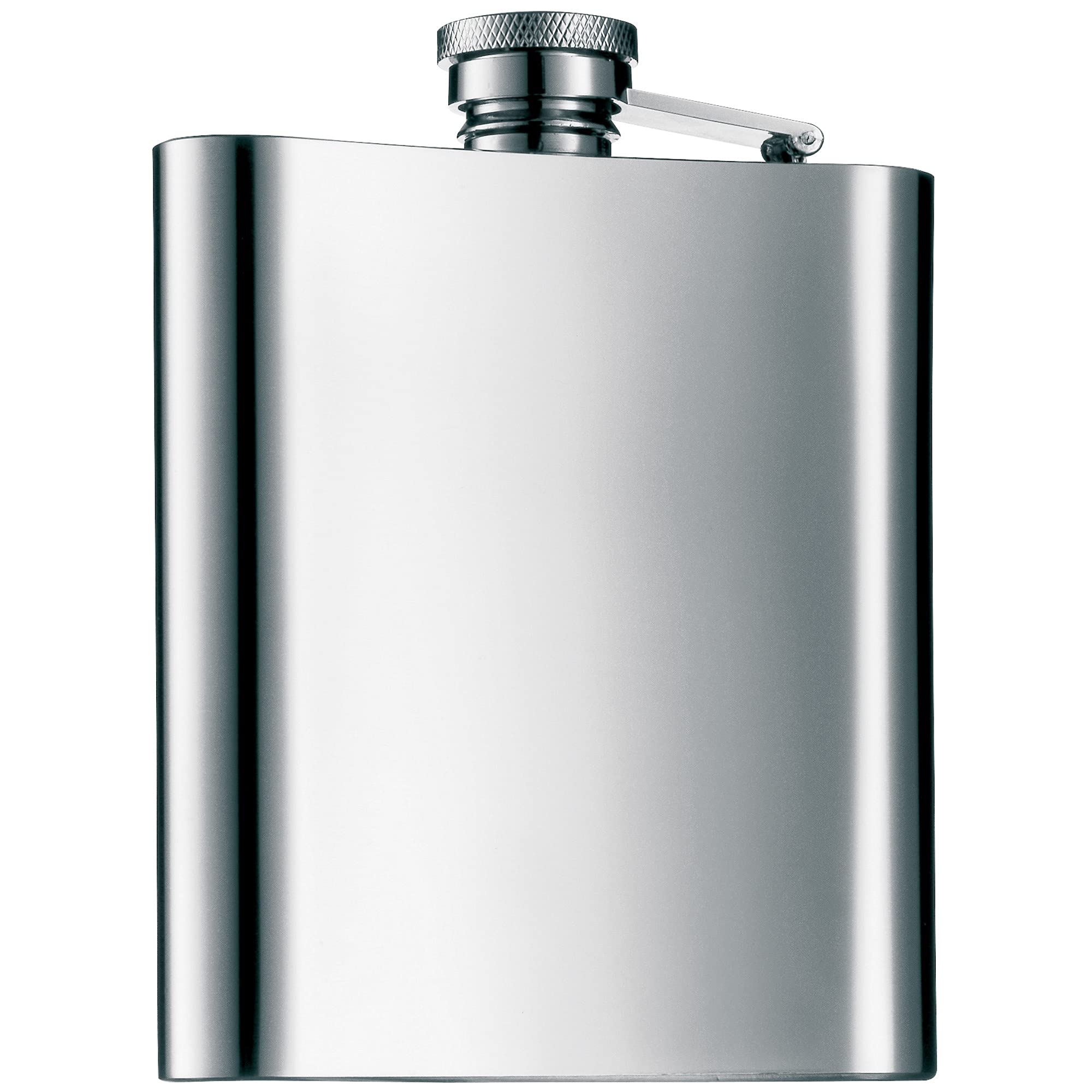 WMF Manhattan Flachmann 200 ml, 20cl, Cromargan Edelstahl mattiert, 13 x 10 cm, Geschenkidee Eben ohne Gravur