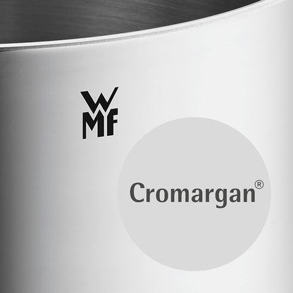 WMF 794769990 milk pot Ø 14 cm approx. 1,7l pouring rim Cromargan stainless steel brushed suitable for all stove tops including induction dishwasher-safe, Silver