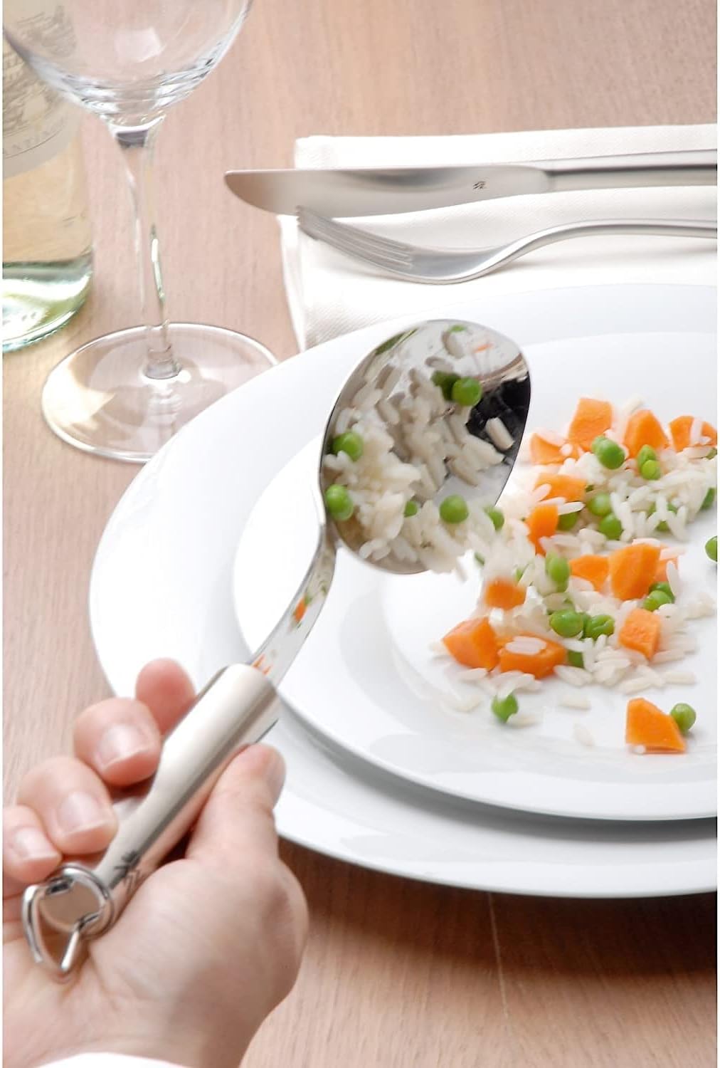 WMF Serving Spoon 32 cm Plus Cromargan Stainless Steel Dishwasher-Safe