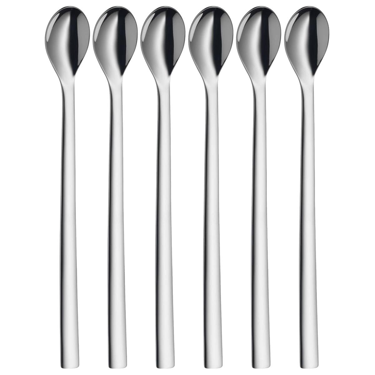 WMF Long Drinklöffel-Set 6-Pieces Nuova Cromargan Stainless Steel 18/10 Brushed