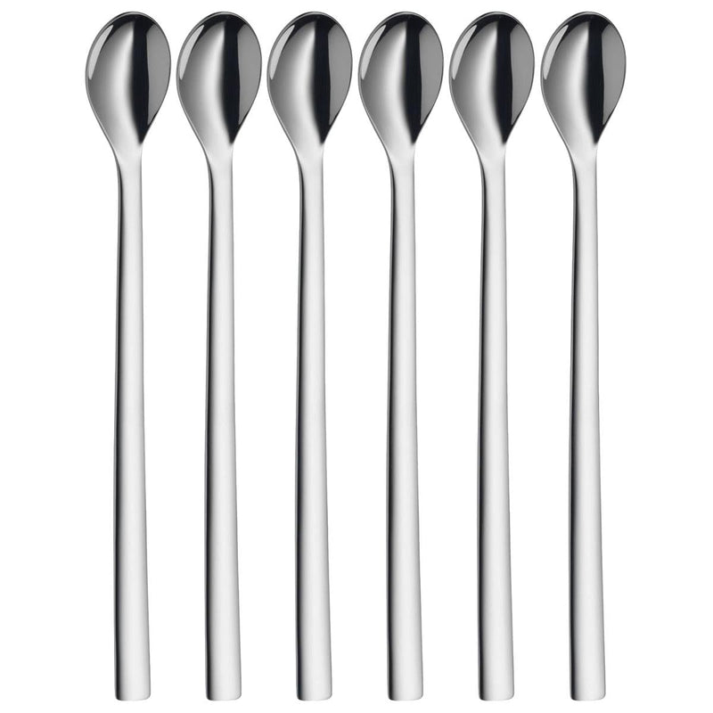 WMF Long Drinklöffel-Set 6-Pieces Nuova Cromargan Stainless Steel 18/10 Brushed