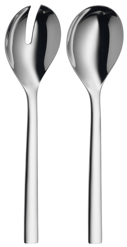 WMF Salad Servers Set of 2 Nuova Cromargan Stainless Steel 18/10 Polished, 25 cm, Silver
