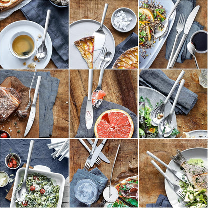 WMF Salad Servers Set of 2 Nuova Cromargan Stainless Steel 18/10 Polished, 25 cm, Silver