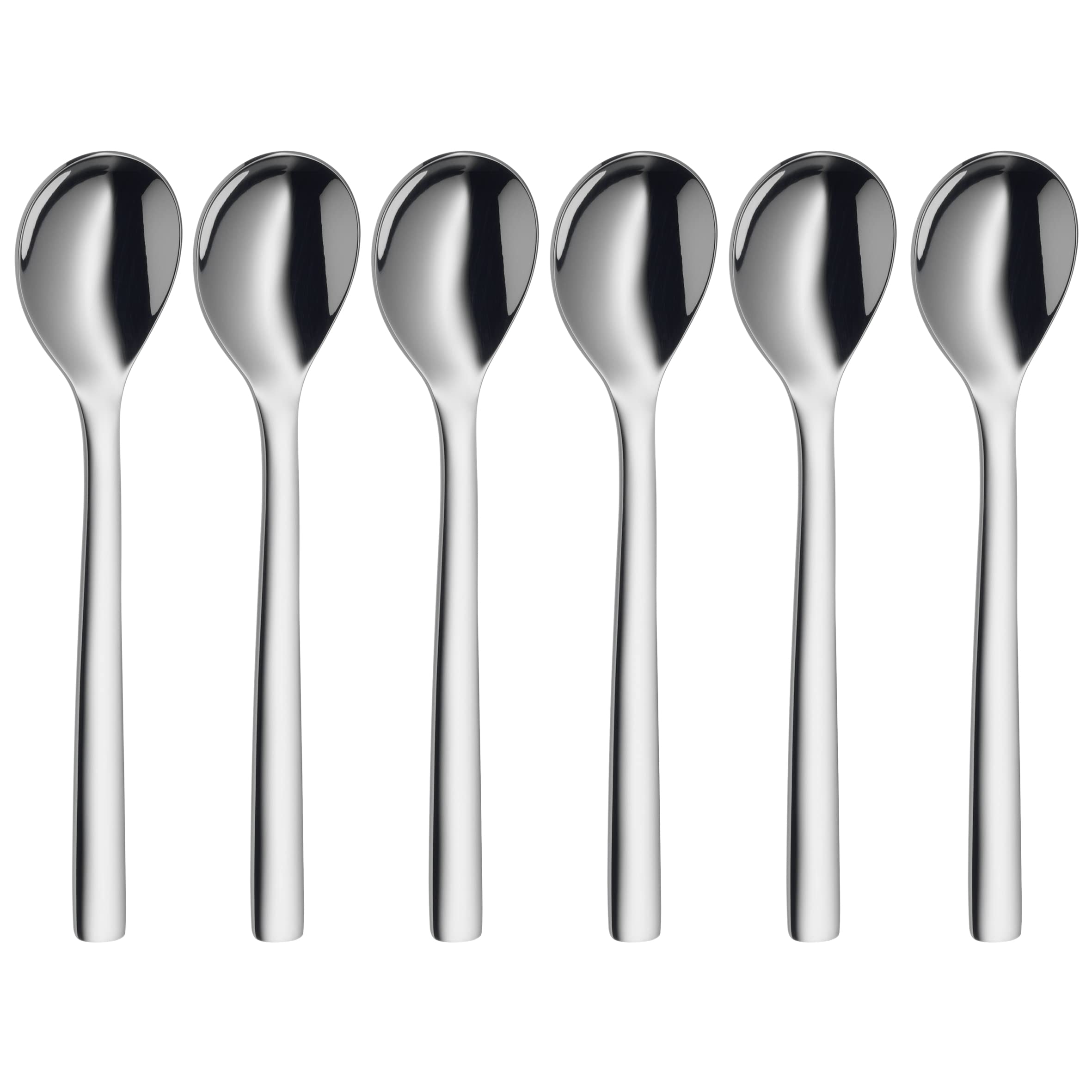 WMF Egg Spoon-Set 6-Pieces Nuova Cromargan Stainless Steel 18/10 Brushed