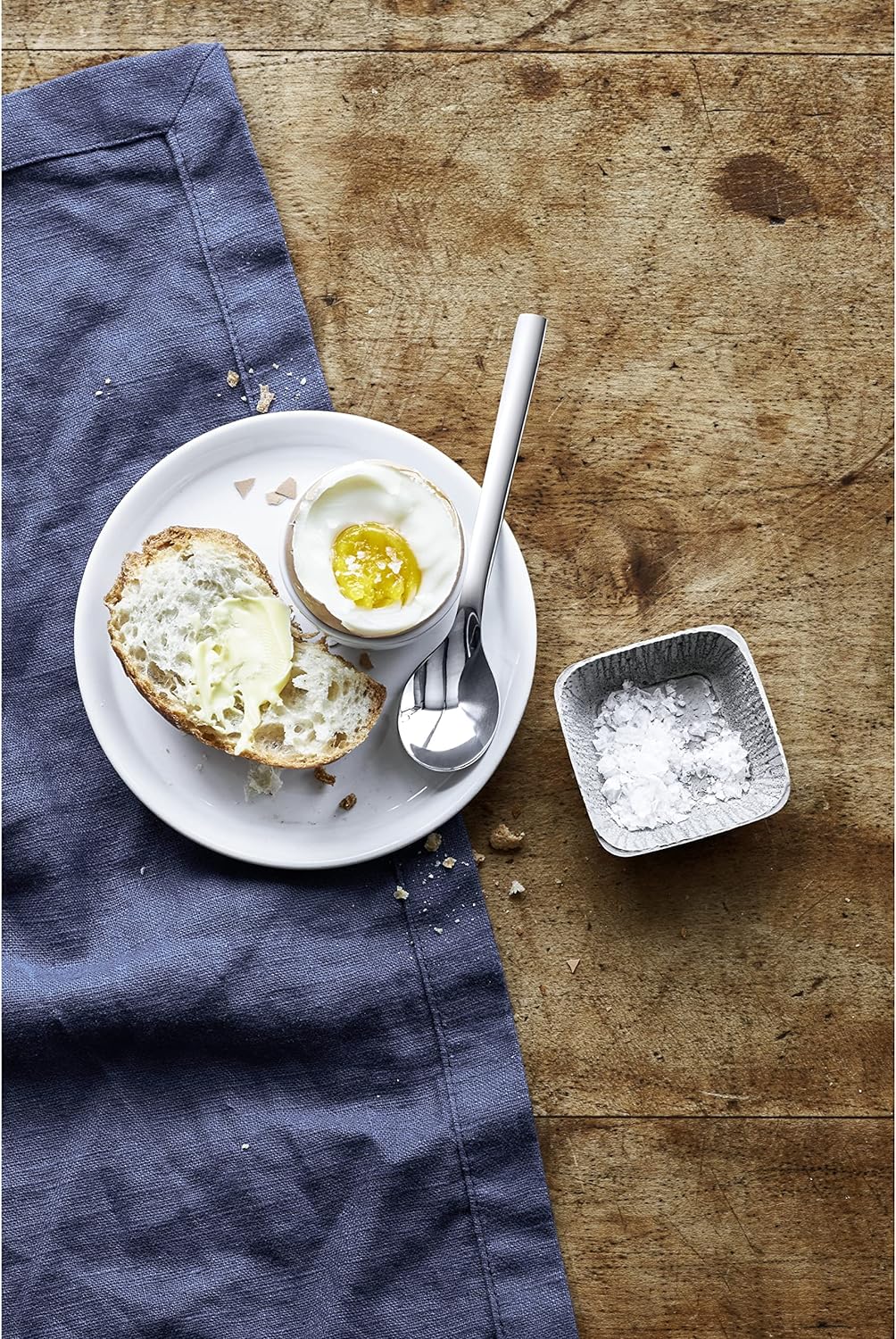 WMF Egg Spoon-Set 6-Pieces Nuova Cromargan Stainless Steel 18/10 Brushed