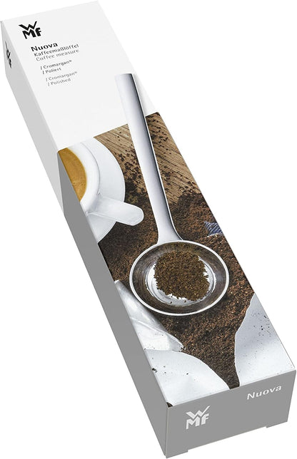 WMF Nuova - Cuchara Medidora Café 14,5 cm, Capacidad de 7g, Acero Inoxidable Pulido Cromargan, Aptos para Lavavajillas