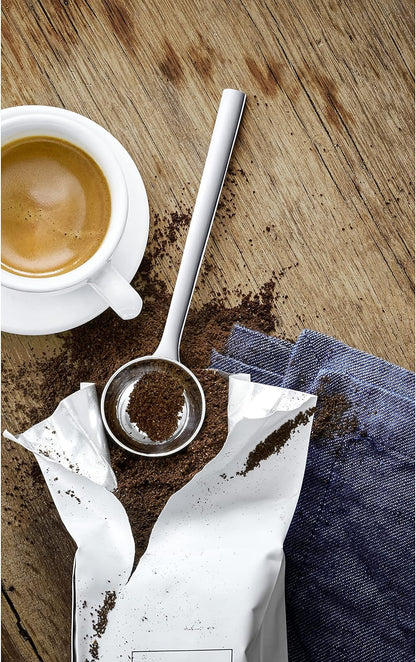 WMF Nuova - Cuchara Medidora Café 14,5 cm, Capacidad de 7g, Acero Inoxidable Pulido Cromargan, Aptos para Lavavajillas