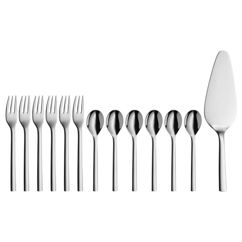 WMF Fruit-/ Cake Cutlery 13-Pieces for 6 Persons Nuova Cromargan Stainless Steel Stainless Polished