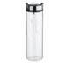 WMF Motion Water Carafe 1.25 Litres Height 29 cm Glass Carafe Closeup Silicone Lid Lock Handle Dishwasher Safe, Silver, 9.8 cm