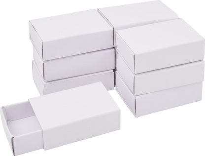 Folia White Cardboard Match Boxes - 10pcs Small #2307