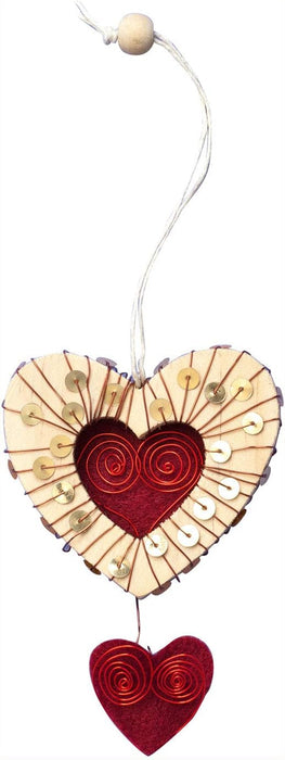 Glorex 9 Piece Artistic Wire Spools of 2 m Assorted Colours, Multicoloured, 17 x 10 x 3 cm, 1 Units