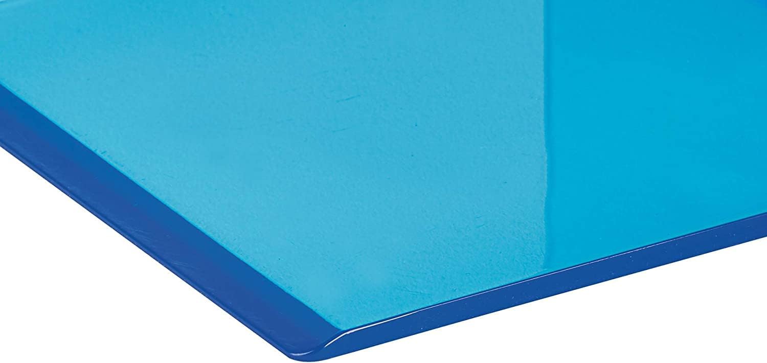 Maul Acrylic Bookends, Set of 2 (10 x 10 x 13 cm, Blue