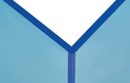 Maul Acrylic Bookends, Set of 2 (10 x 10 x 13 cm, Blue