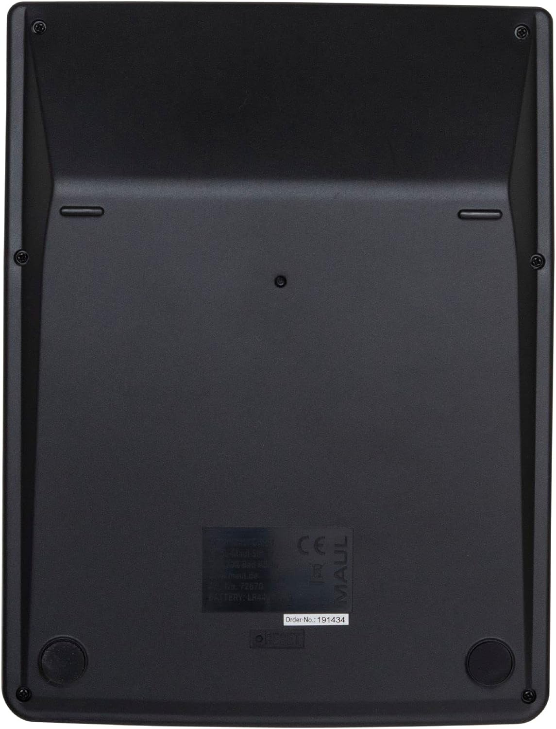 MAUL Commercial Calculator MXL16 | Angled Display with 16 Digits | Includes Tax Calculator | Large: 20.5 x 15.5 cm | Professional Desk Calculator | Solar/Battery | Black
