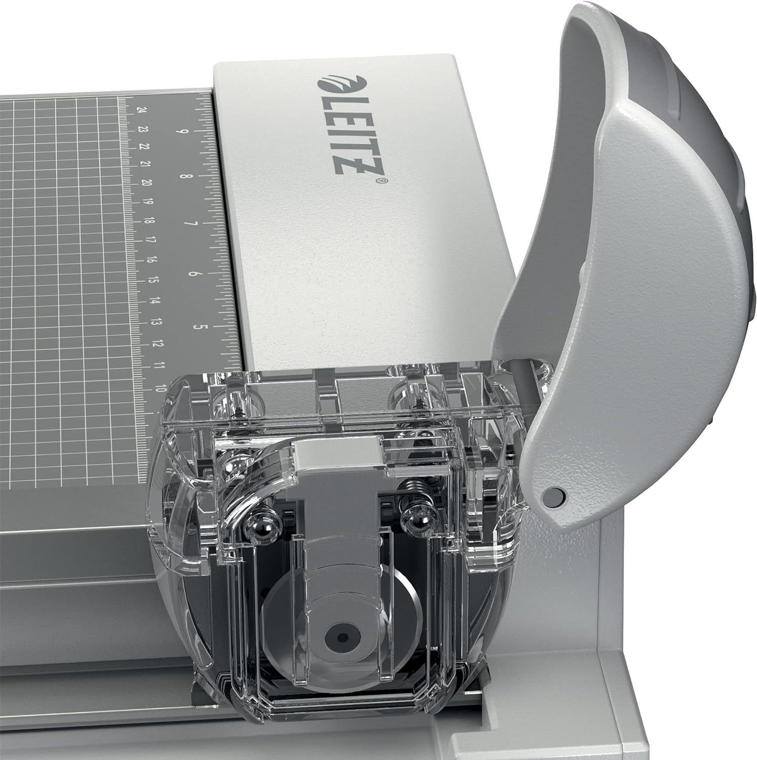 Leitz Precision Office Trimmer Straight Trim Replacement Blade, Trims Up To 15 Sheets Of 80gsm Paper, Enclosed Inside A Plastic Cartridge, Replacement Wave & Perforating Blades Are Available, 90310000