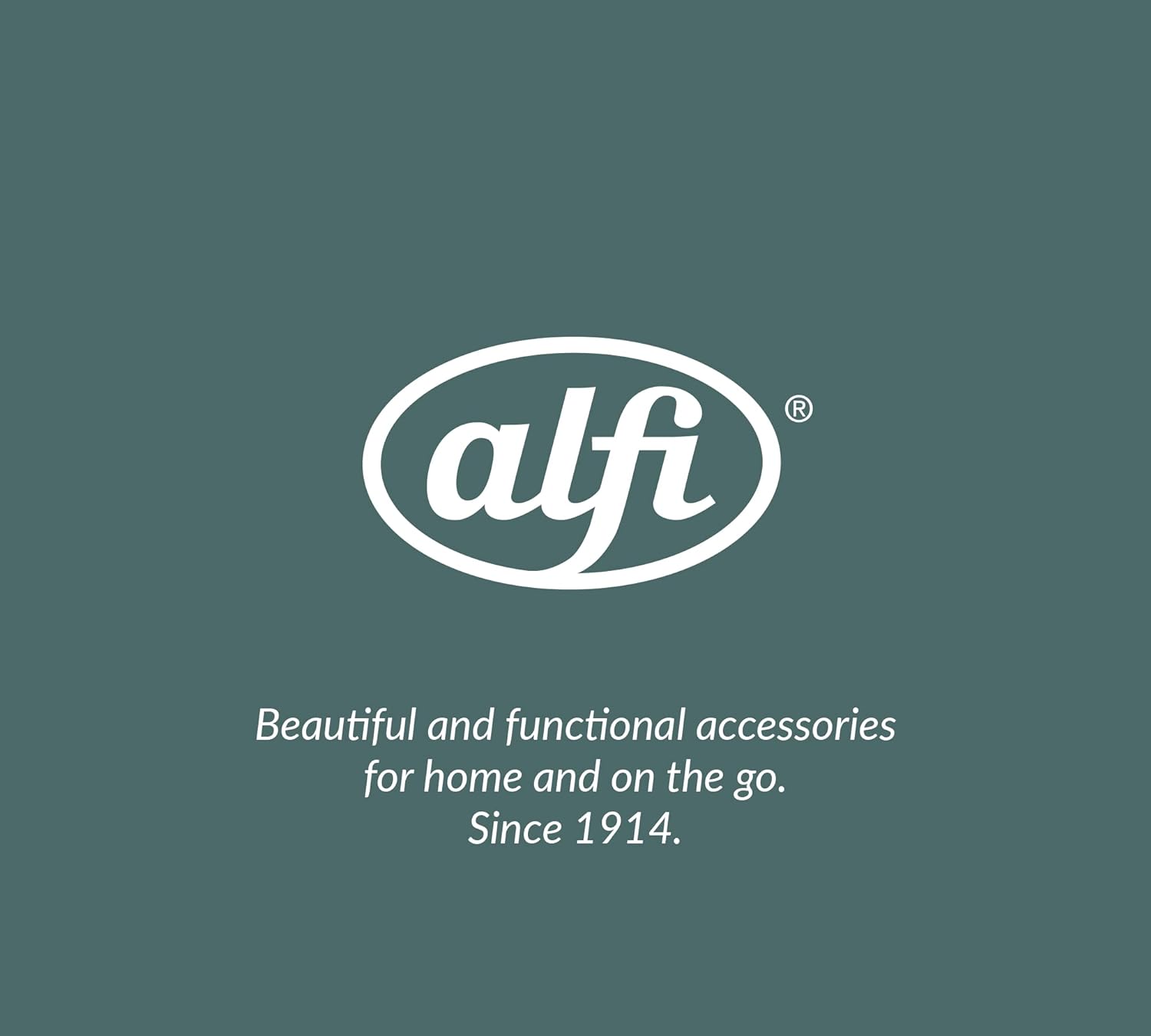 ALFI Thermos Flask, Stainless Steel Plastic Glass, Sea Pine, 1 Litre 1 litre Sea Pine