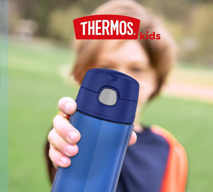 Thermos kids FUNTAINER TRITAN BOTTLE, navy, Kinder-Trinkflasche aus Tritan, leichte Flasche, absolut dicht