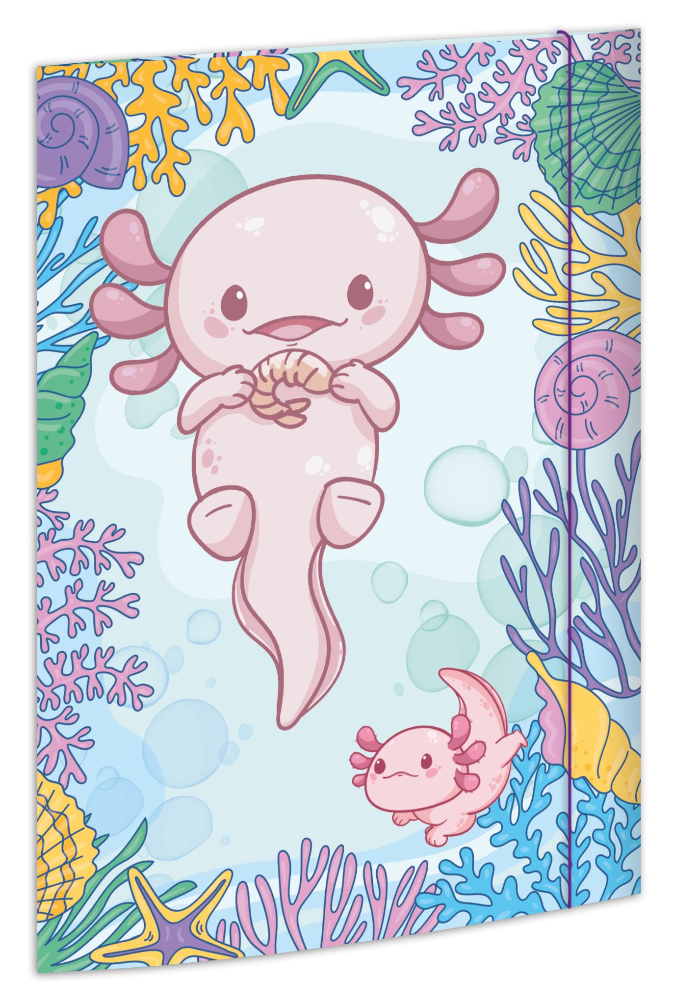 RNK-Verlag Sammelmappe DIN A4 Axolotl
