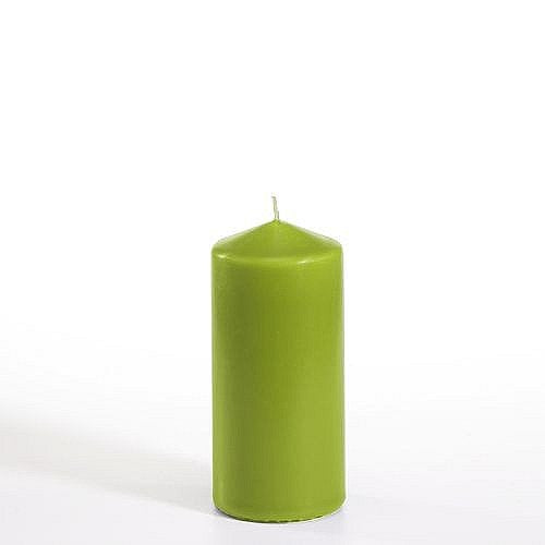 Stumpenkerze Ø 60 mm · 130 mm kiwi. DW13546