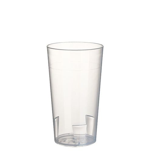 Reusable Drinking Cups 0.2 L Diameter 6.5 cm 11.4 cm Translucent Unbreakable 1 x 10 Pieces