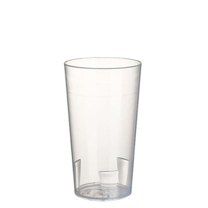 Reusable Drinking Cups 0.2 L Diameter 6.5 cm 11.4 cm Translucent Unbreakable 1 x 10 Pieces