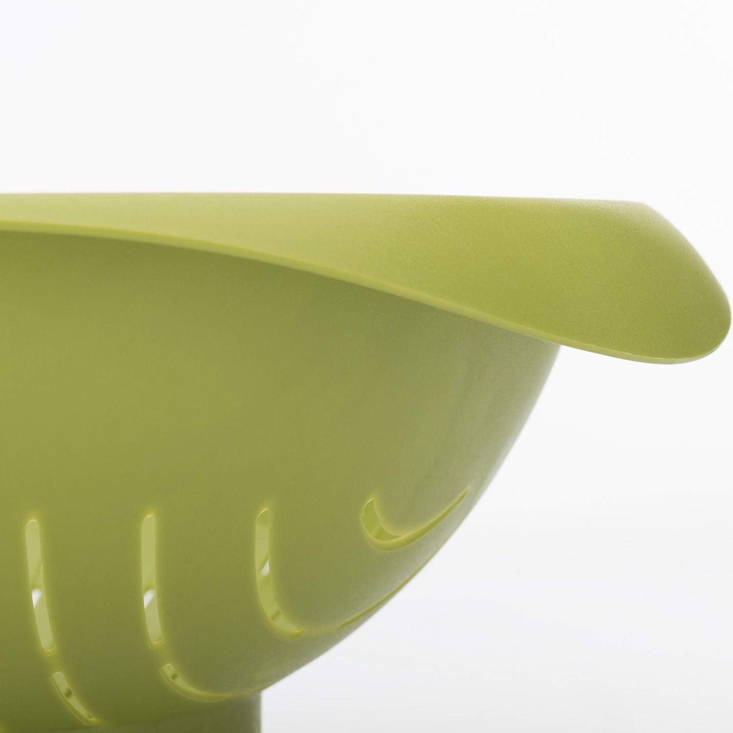 Westmark Colander/Strainer, With Curved Handles, Inner Diameter: 25 cm, Plastic, Bpa-Free, Colour: Green, 2424227A