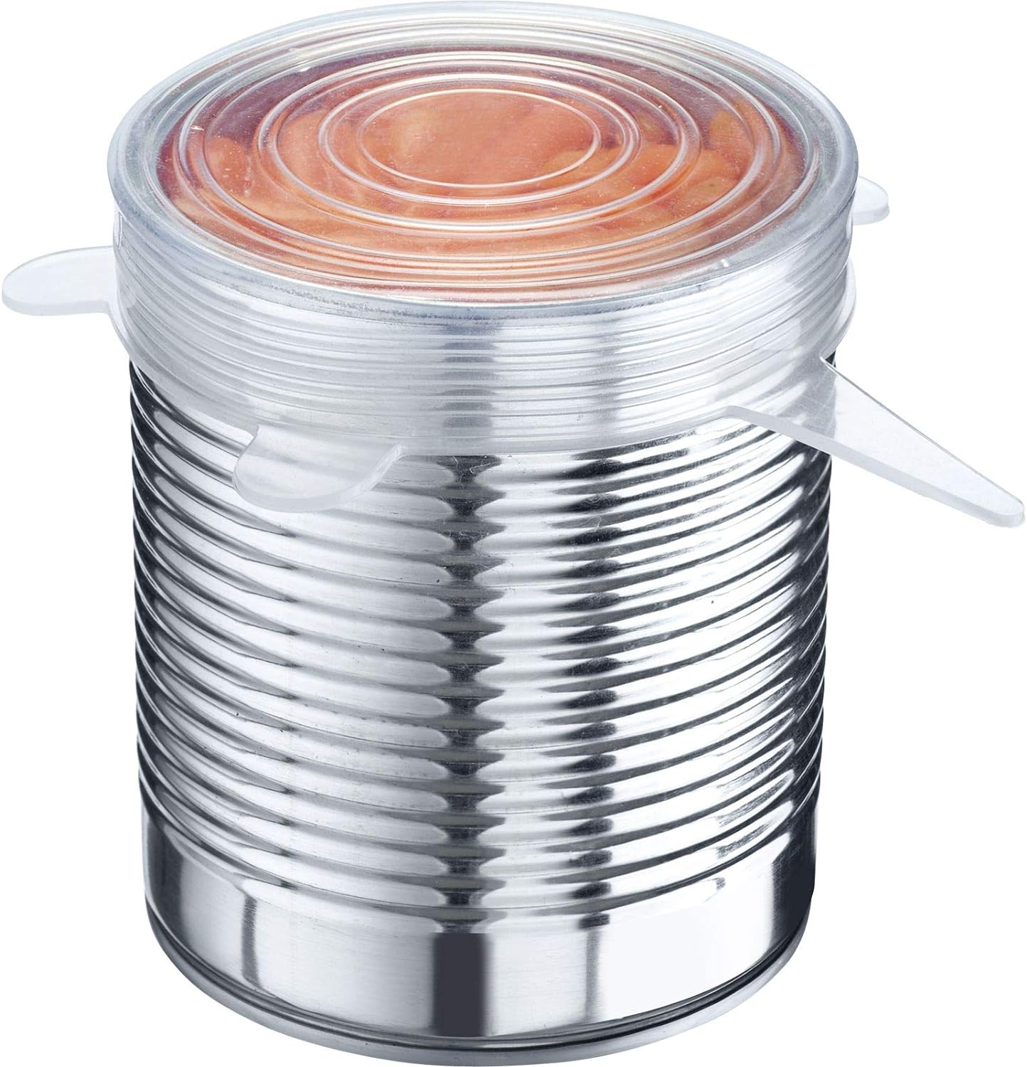 Westmark 5 Stretch-Frischhaltedeckel aus Silikon, für rund & eckig, wiederverwendbar, dehnbar, BPA-frei, klar, 23262260 5 Stück