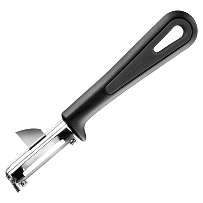 Westmark Gentle Swivel Peeler for Left Handers, Stainless Steel, Black/Silver, 16.5 x 3.7 x 1.8 cm