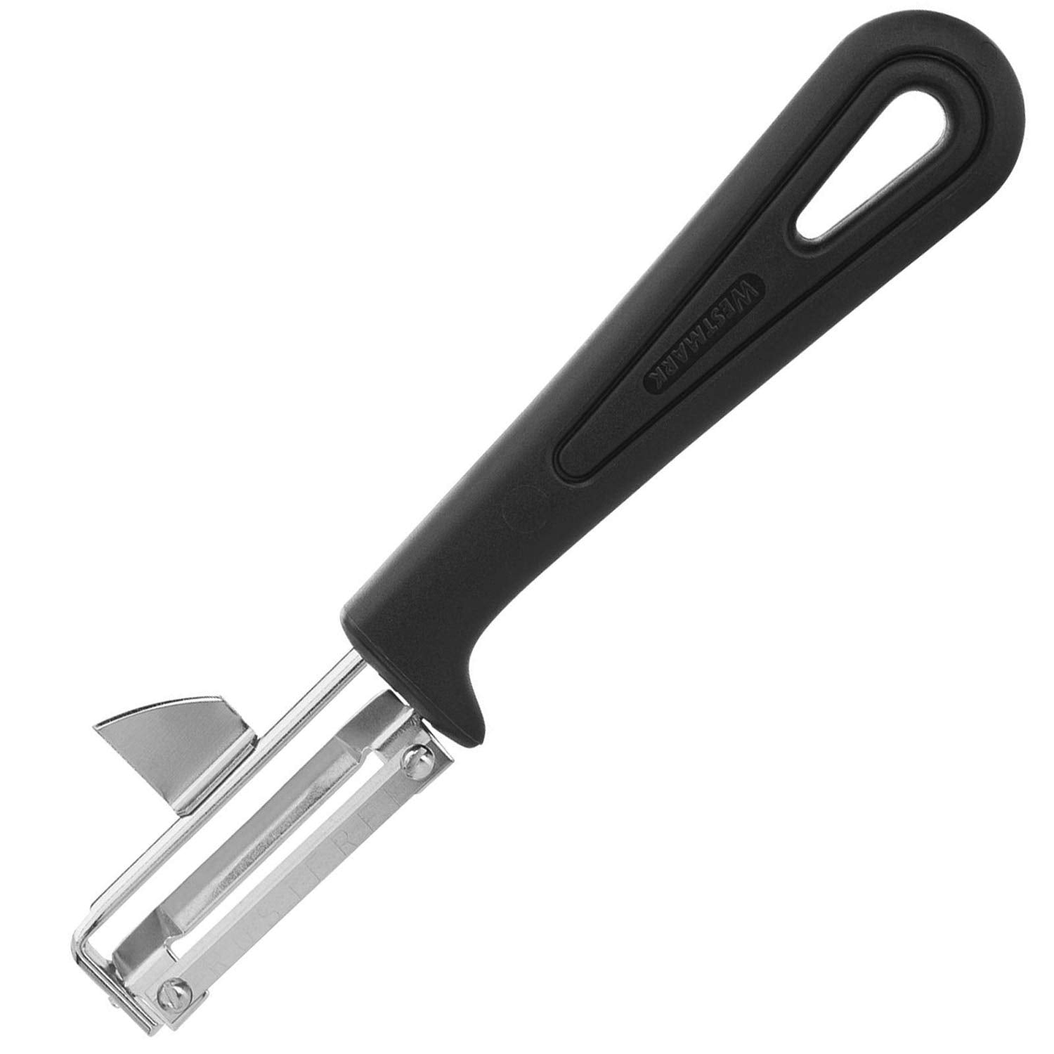 Westmark Universal Swivel Peeler With Cutter, Gentle, Stainless Steel Blade, Colour: Black, 28042270