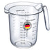 Westmark Measuring Jug, Multilingual Measuring Scales In Various Units, Volume: 0.5 L, Plastic, Transparent, 30642270
