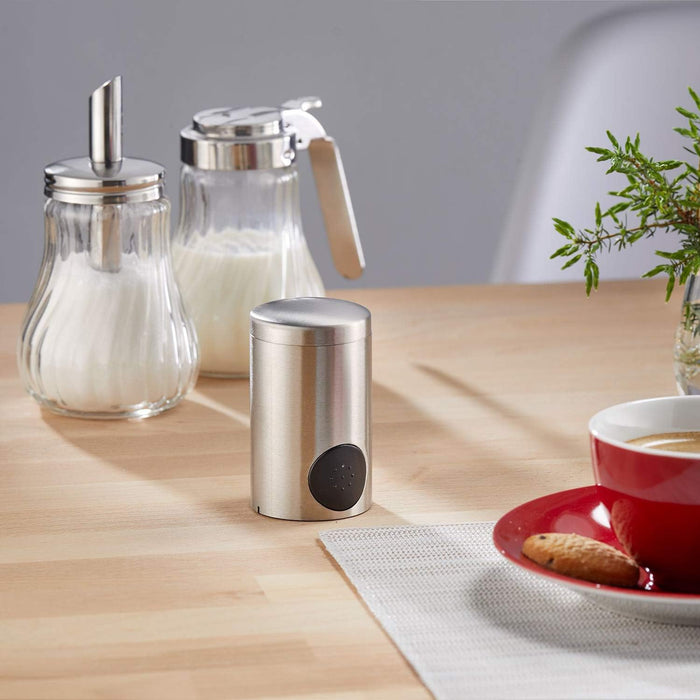 Westmark Sweetener dispenser, height: 8.6 cm, stainless steel/ABS, matt silver/black, 65172260