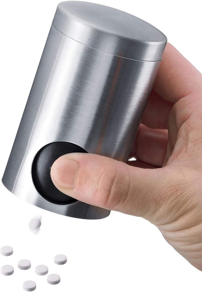 Westmark Sweetener dispenser, height: 8.6 cm, stainless steel/ABS, matt silver/black, 65172260