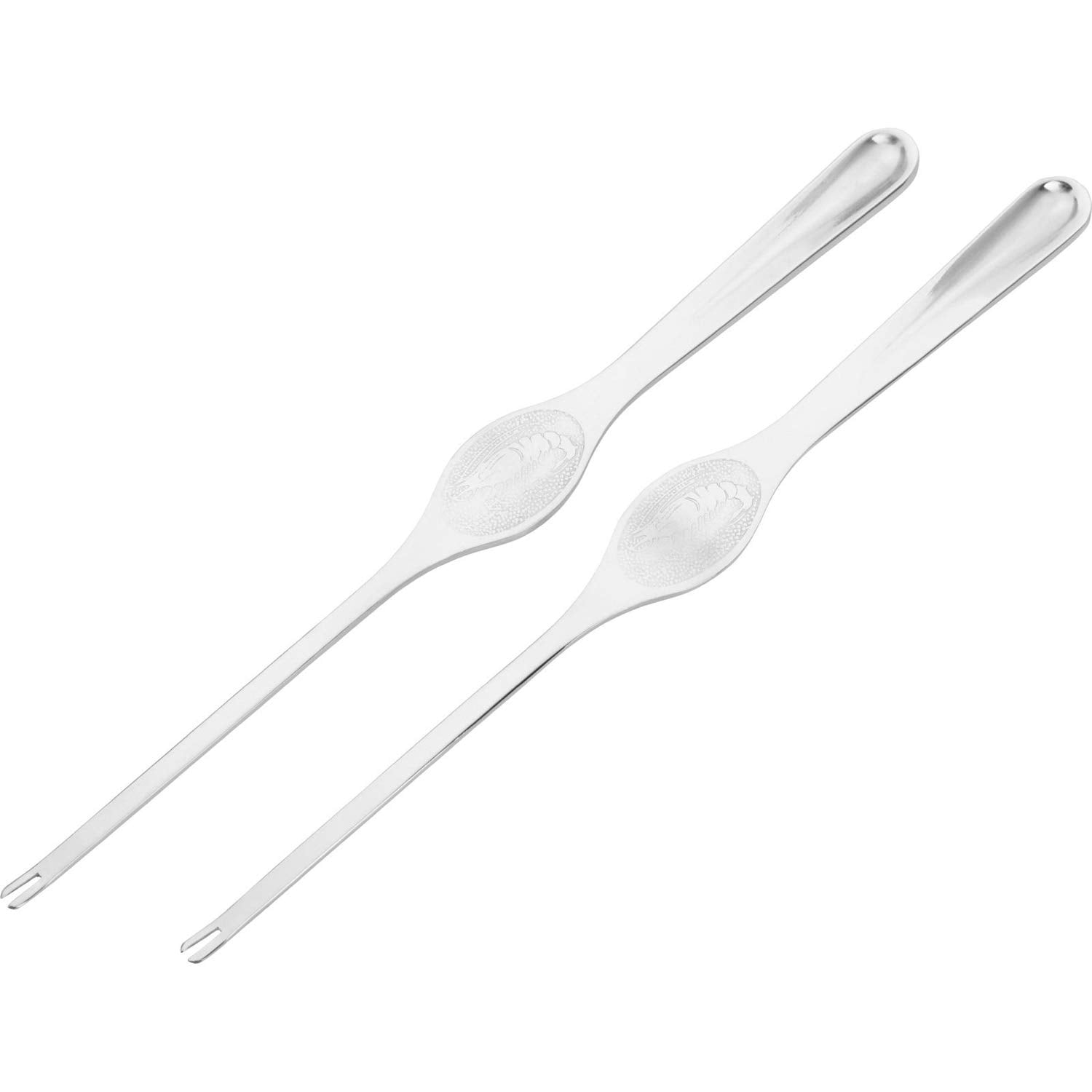 Westmark Lobster Fork Set, 2 Pcs., Each With 2 Pointed Prongs, Length: 18.5 cm, Stainless Steel, Silver, 66162280 18.5 x 1.7 x 0.4 cm Lobster forks