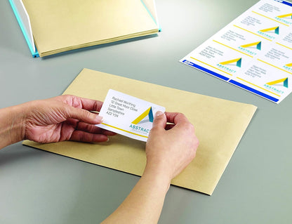 Avery L7165 Self Adhesive Parcel Shipping Labels, Laser Printers, 8 Labels Per A4 Sheet, 800 Labels, UltraGrip, white,99.1 x 67.7 mm 99.1 x 67.7 mm Paper