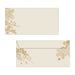 SIGEL DU422 Christmas envelopes "Golden Christmas", gummed, DL, 50 Pieces Mittel Golden Christmas (Envelopes)