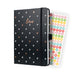 SIGEL J4335 Jolie Weekly planner 2024, Dark Love, 13,5 x 20,3 cm, hardcover, 174 pages, Black Dark Love ca. A5