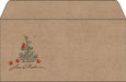 SIGEL DU255 Christmas envelopes "Christmas with apples", gummed, DL, 50 Pieces