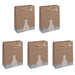 SIGEL GT049 Gift bag large, brown, 26 x 33 cm Large brown/blue/white/yellow