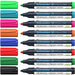 Schneider Maxx 290 Marker for Whiteboards and Flip Charts, Bullet Tip 2-3 mm Line Width, Dry Wipe Clean, High Quality, Strong and Intensive Colour) Case with 8 Colours