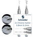 Schneider Chrome Metallic Marker Paint-It 060/061 Pens - Wallet, 2 pieces