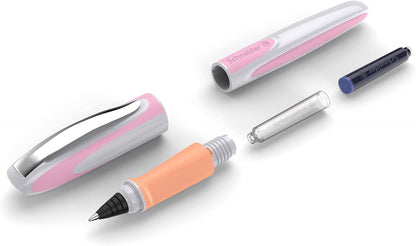 Schneider 187811 Ray Rollerball Pen (Refillable with Standard Ink Cartridges, Suitable for Right and Left-Handed Users) Flora