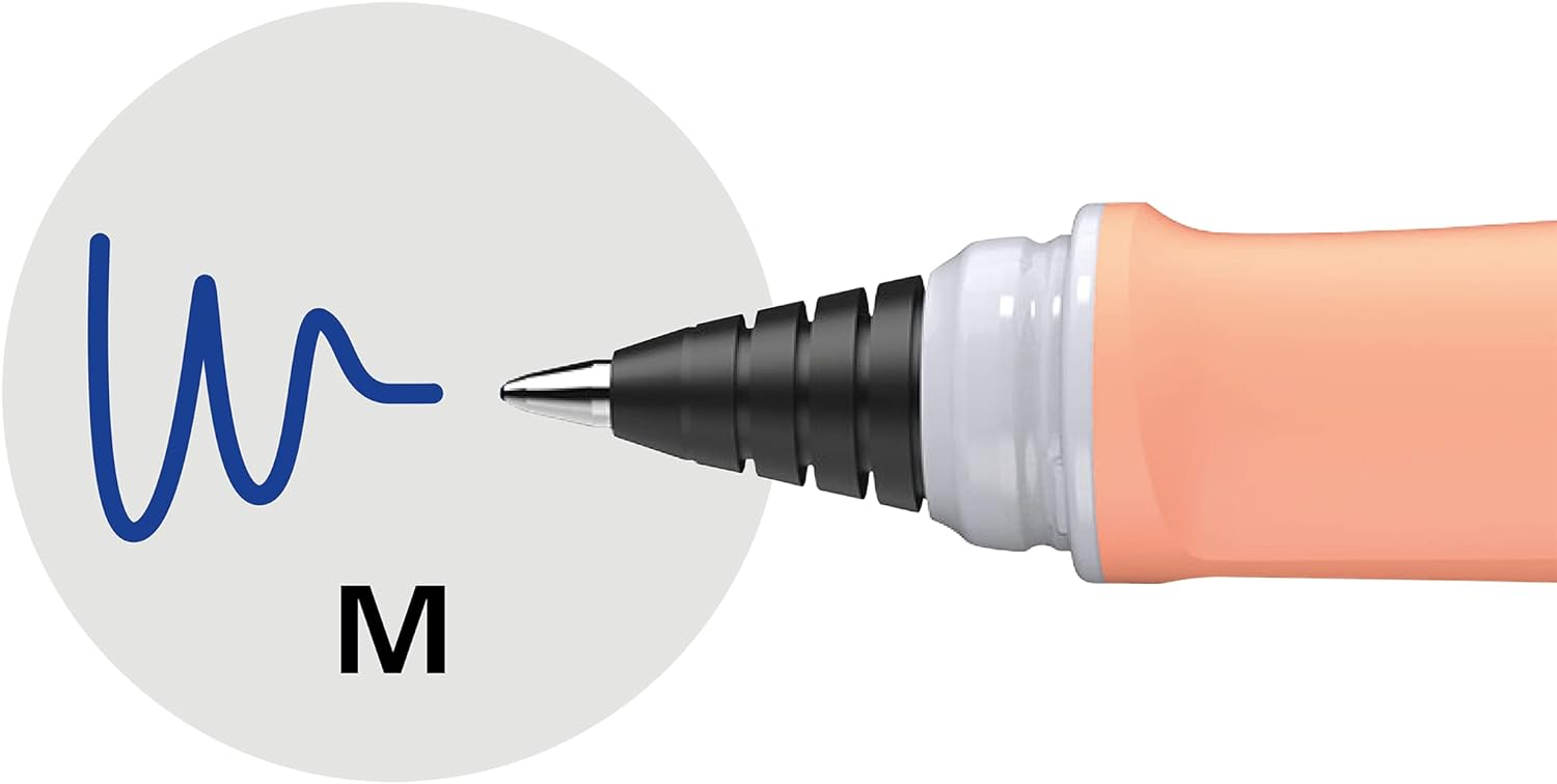 Schneider 187811 Ray Rollerball Pen (Refillable with Standard Ink Cartridges, Suitable for Right and Left-Handed Users) Flora