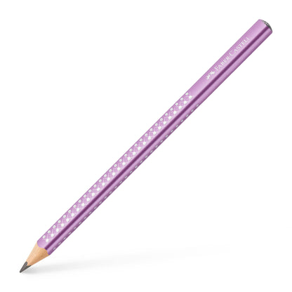 Faber-Castell Jumbo Sparkle Graphite Pencil - Violet Metallic