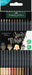 Faber-Castell Colour Pencils Black Edition - Skin Tones x 12