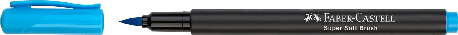 Faber-Castell - 116451. Estuche Cartón 10 Rotuladores Black Edition Pincel. Colores surtidos