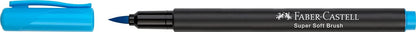 Faber-Castell - 116451. Estuche Cartón 10 Rotuladores Black Edition Pincel. Colores surtidos